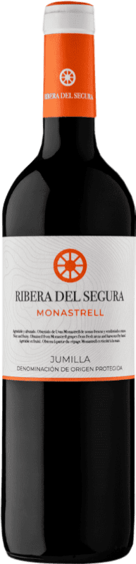 4,95 € Envio grátis | Vinho tinto Alceño Ribera del Segura D.O. Jumilla Espanha Monastrell Garrafa 75 cl