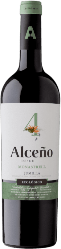 6,95 € 免费送货 | 红酒 Alceño 4 Meses D.O. Jumilla 西班牙 Monastrell 瓶子 75 cl