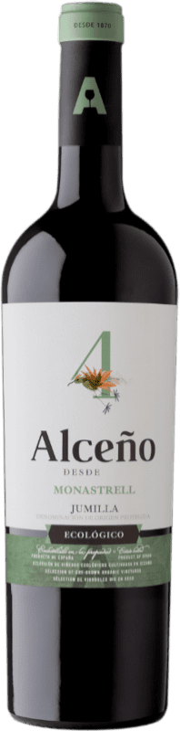 9,95 € Spedizione Gratuita | Vino Rosso Alceño 4 Meses D.O. Jumilla Spagna Monastrell 75 cl