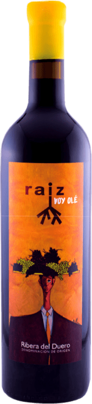 16,95 € Free Shipping | Red wine Raiz de Guzmán Voy Olé D.O. Ribera del Duero Spain Tempranillo Bottle 75 cl