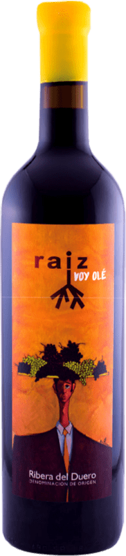 21,95 € Envio grátis | Vinho Tinto Raiz de Guzmán Voy Olé D.O. Ribera del Duero Espanha Tempranillo 75 cl