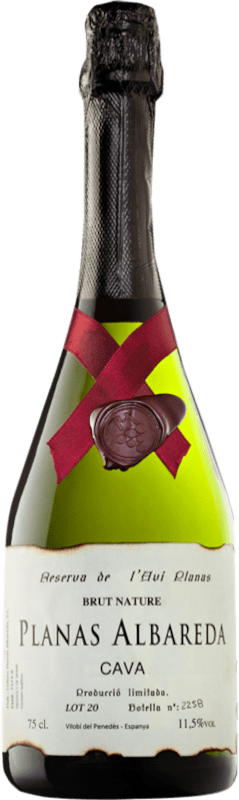 19,95 € Envio grátis | Espumante branco Planas Albareda L'Avi Reserva D.O. Cava Espanha Macabeo, Xarel·lo, Chardonnay, Parellada Garrafa 75 cl