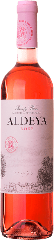 5,95 € 免费送货 | 玫瑰酒 Pago de Aylés Aldeya Rosé D.O. Cariñena 西班牙 Grenache 瓶子 75 cl