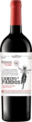 9,95 € Envío gratis | Vino tinto Vinos Divertidos Camino a Pardos 40 D.O. Calatayud España Garnacha Botella 75 cl