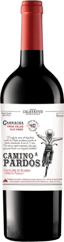 9,95 € Free Shipping | Red wine Vinos Divertidos Camino a Pardos 40 D.O. Calatayud Spain Grenache Bottle 75 cl