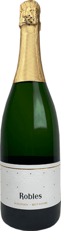 24,95 € Free Shipping | White Sparkling Wine Robles 24 Meses Brut Nature Spain Pedro Ximénez 75 cl