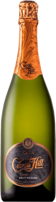 8,95 € Envío gratis | Espumoso blanco Hill Organic Cuvée Brut Nature D.O. Cava España Macabeo, Xarel·lo, Parellada Botella 75 cl