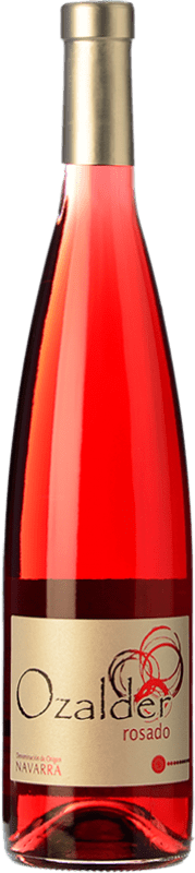 5,95 € Envio grátis | Vinho rosé Ozalder Rosado Jovem D.O. Navarra Navarra Espanha Tempranillo Garrafa 75 cl