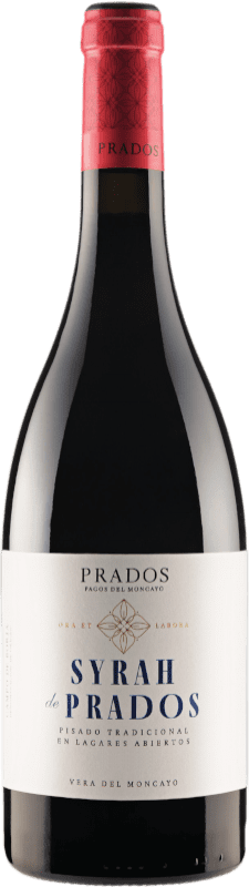 16,95 € Бесплатная доставка | Красное вино Pagos del Moncayo Prados D.O. Campo de Borja Испания Syrah бутылка 75 cl