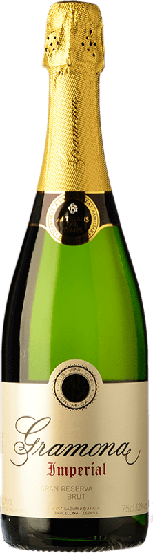 16,95 € 送料無料 | 白のスパークリングワイン Gramona Imperial Corpinnat スペイン Macabeo — マカベオ, Xarel·lo — チャレッロ, Chardonnay — シャルドネ, Parellada — パレリャーダ ハーフボトル 37 cl