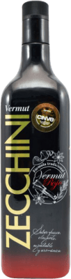 12,95 € Envío gratis | Vermut Zecchini y Jornico Rojo España Botella 1 L