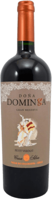 16,95 € 免费送货 | 红酒 Casa Silva Doña Dominga 大储备 I.G. Valle de Colchagua 智利 Petit Verdot 瓶子 75 cl