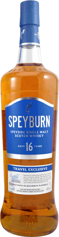 76,95 € 送料無料 | ウイスキーシングルモルト Speyburn イギリス 16 年 ボトル 1 L