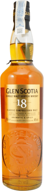 212,95 € Envio grátis | Whisky Single Malt Glen Scotia Reino Unido 18 Anos Garrafa 70 cl