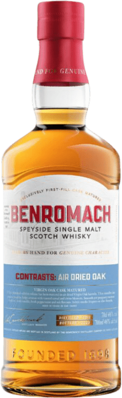58,95 € Kostenloser Versand | Single Malt Whisky Benromach Contrast Air Dried Oak Cask — Eichenfass Großbritannien 70 cl