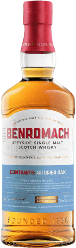 78,95 € Envoi gratuit | Single Malt Whisky Benromach Contrast Air Dried Oak Royaume-Uni Bouteille 70 cl