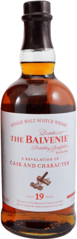 482,95 € Spedizione Gratuita | Whisky Single Malt Balvenie A Revelation of Cask and Character Regno Unito 19 Anni Bottiglia 70 cl