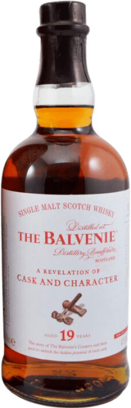 482,95 € Envío gratis | Whisky Single Malt Balvenie A Revelation of Cask and Character Reino Unido 19 Años Botella 70 cl