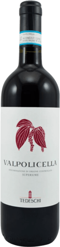 14,95 € Бесплатная доставка | Красное вино Tedeschi D.O.C. Valpolicella Италия Corvina, Rondinella, Corvinone, Oseleta, Negrara, Dindarella бутылка 75 cl