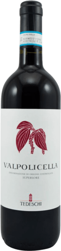 21,95 € 免费送货 | 红酒 Tedeschi D.O.C. Valpolicella 意大利 Corvina, Rondinella, Corvinone, Oseleta, Negrara, Dindarella 瓶子 75 cl