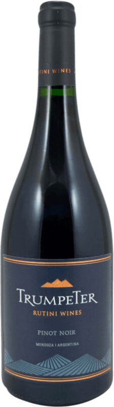 21,95 € Envío gratis | Vino tinto Rutini Trumpeter I.G. Mendoza Argentina Pinot Negro Botella 75 cl