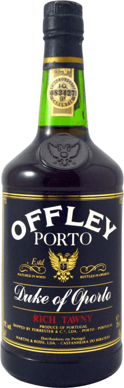 28,95 € Spedizione Gratuita | Vino rosso Offley Rich Tawny 1990's Esemplare da Collezione I.G. Porto Portogallo Bottiglia 75 cl