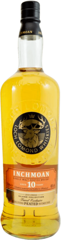 61,95 € Envio grátis | Whisky Single Malt Loch Lomond Inchmoan Peated Reino Unido 10 Anos Garrafa 1 L