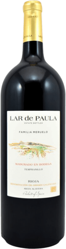19,95 € Free Shipping | Red wine Lar de Paula Madurado Young D.O.Ca. Rioja Spain Tempranillo Magnum Bottle 1,5 L