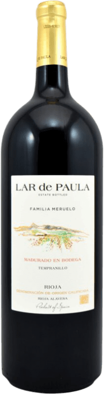 19,95 € Kostenloser Versand | Rotwein Lar de Paula Madurado Jung D.O.Ca. Rioja Spanien Tempranillo Magnum-Flasche 1,5 L