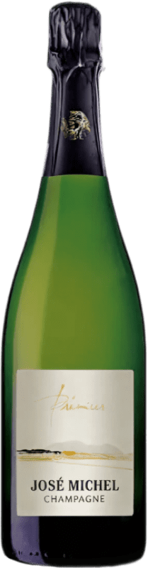 49,95 € Spedizione Gratuita | Spumante Bianco José Michel Prémices A.O.C. Champagne Francia Chardonnay, Pinot Meunier 75 cl