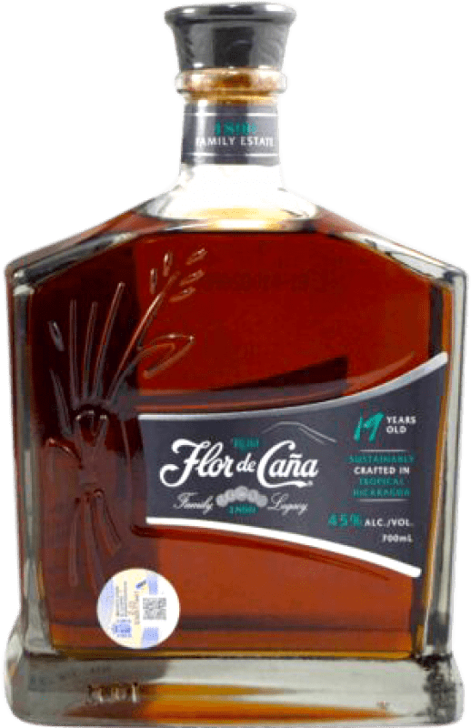 96,95 € Envío gratis | Ron Flor de Caña Nicaragua 19 Años Botella 70 cl