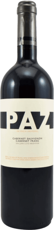 19,95 € Spedizione Gratuita | Vino rosso Finca Las Moras Paz I.G. San Juan Argentina Cabernet Sauvignon, Cabernet Franc Bottiglia 75 cl
