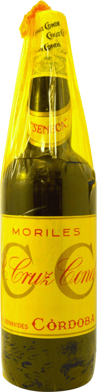 28,95 € Envío gratis | Vino Generoso Fortificado Cruz Conde Séneca 1980's D.O. Montilla-Moriles España Botella 75 cl Ejemplar Coleccionista No Apto para Consumo