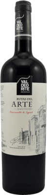 9,95 € Envoi gratuit | Vin Rouge Valdeorite Rutas del Arte Tempranillo Syrah I.G.P. Vino de la Tierra de Extremadura Espagne Tempranillo, Syrah 75 cl