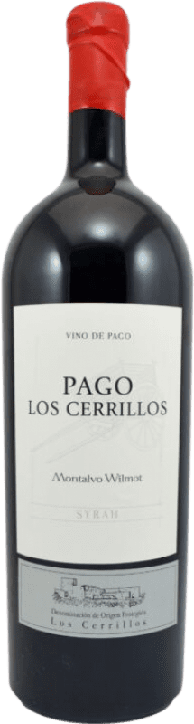 68,95 € Envío gratis | Vino tinto Montalvo Wilmot Pago Los Cerrillos España Syrah Botella Jéroboam-Doble Mágnum 3 L