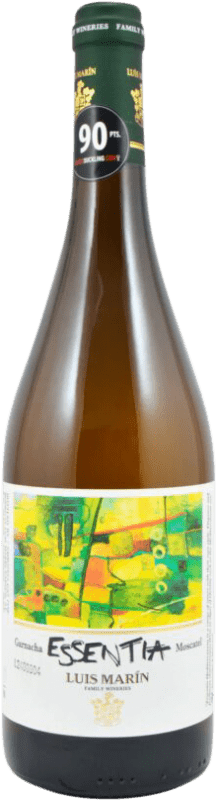 12,95 € Envoi gratuit | Vin blanc Luis Marín Essentia Garnacha Moscatel Blanco D.O. Cariñena Espagne Grenache, Muscat Bouteille 75 cl