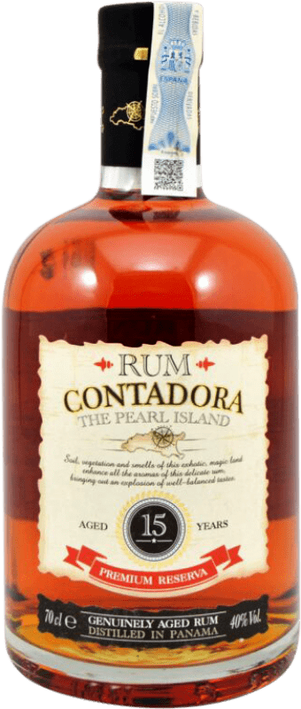 49,95 € Free Shipping | Rum Bodegas de América Contadora Panama 15 Years Bottle 70 cl