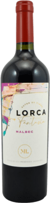 14,95 € Free Shipping | Red wine Foster Lorca Fantasía I.G. Mendoza Argentina Malbec Bottle 75 cl