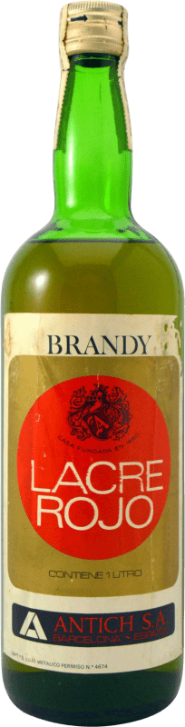 57,95 € Spedizione Gratuita | Brandy Antich Lacre Rojo 1970's Esemplare da Collezione Spagna Bottiglia 1 L
