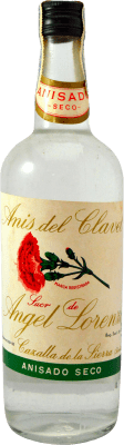 46,95 € Envío gratis | Anís Ángel Lorenzo Cachazo Clavel Seco 1970's España 75 cl Ejemplar Coleccionista No Apto para Consumo