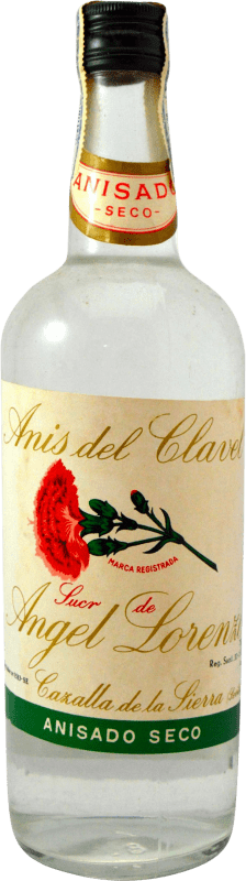46,95 € Spedizione Gratuita | Anice Ángel Lorenzo Cachazo Clavel Seco 1970's Spagna 75 cl Esemplare da Collezione Non Idoneo al Consumo