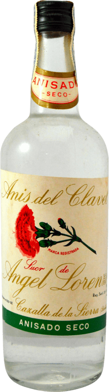 63,95 € Envio grátis | Anis Ángel Lorenzo Cachazo Clavel Seco 1970's Espécime de Colecionador Espanha Garrafa 75 cl