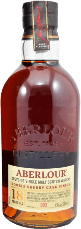 149,95 € Free Shipping | Single Malt Whisky Aberlour Sherry Cask Finish, Double Cask United Kingdom 18 Years Bottle 70 cl