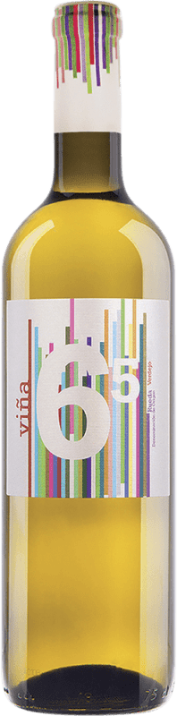 7,95 € Spedizione Gratuita | Vino Bianco Yllera Viña 65 D.O. Rueda Spagna Verdejo Bottiglia 75 cl
