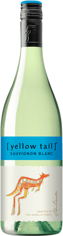 14,95 € 送料無料 | 白ワイン Casella Yellow Tail Blanco I.G. Southern Australia 南オーストラリア州 オーストラリア Sauvignon White ボトル 75 cl