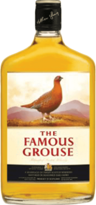 9,95 € 送料無料 | ウイスキーブレンド Glenturret Famous Grouse スコットランド イギリス ヒップフラスコボトル 20 cl