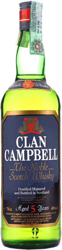 14,95 € Envoi gratuit | Blended Whisky Clan Campbell Ecosse Royaume-Uni 5 Ans Bouteille 70 cl