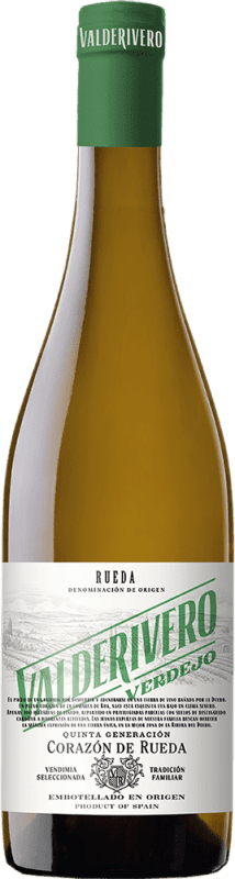 6,95 € Бесплатная доставка | Белое вино Marqués del Atrio Valderivero Blanco D.O. Rueda Испания Verdejo бутылка 75 cl