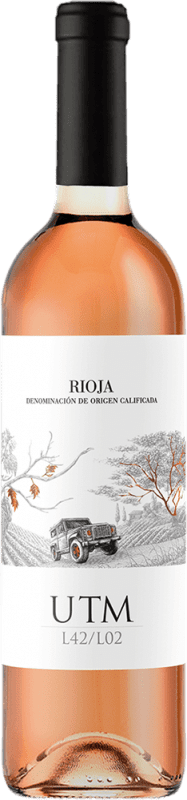 4,95 € Kostenloser Versand | Rosé-Wein Family Owned UTM Rosado D.O.Ca. Rioja La Rioja Spanien Flasche 75 cl