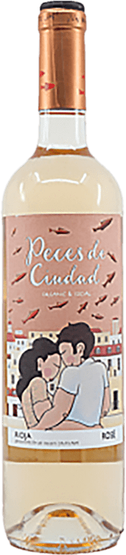 10,95 € Бесплатная доставка | Розовое вино Olga Celma Peces de Ciudad Rosé — Розе D.O. Rueda Испания Verdejo — Вердехо Eco — Эко Био Органический Бутылка 75 cl